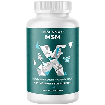 

BrainMax MSM 800 mg 200 kapslí