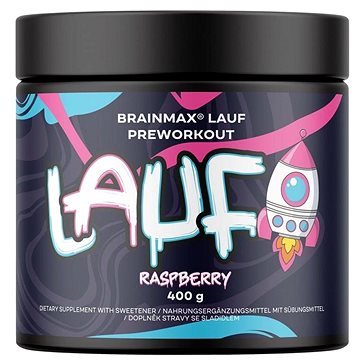 

BrainMax Lauf Pre-workout STIM 400 g, malina