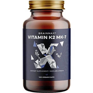 

BrainMax Vitamin K2 jako MK7 all-trans K2VITAL®DELTA 150 mcg, 100 rostlinných kapslí