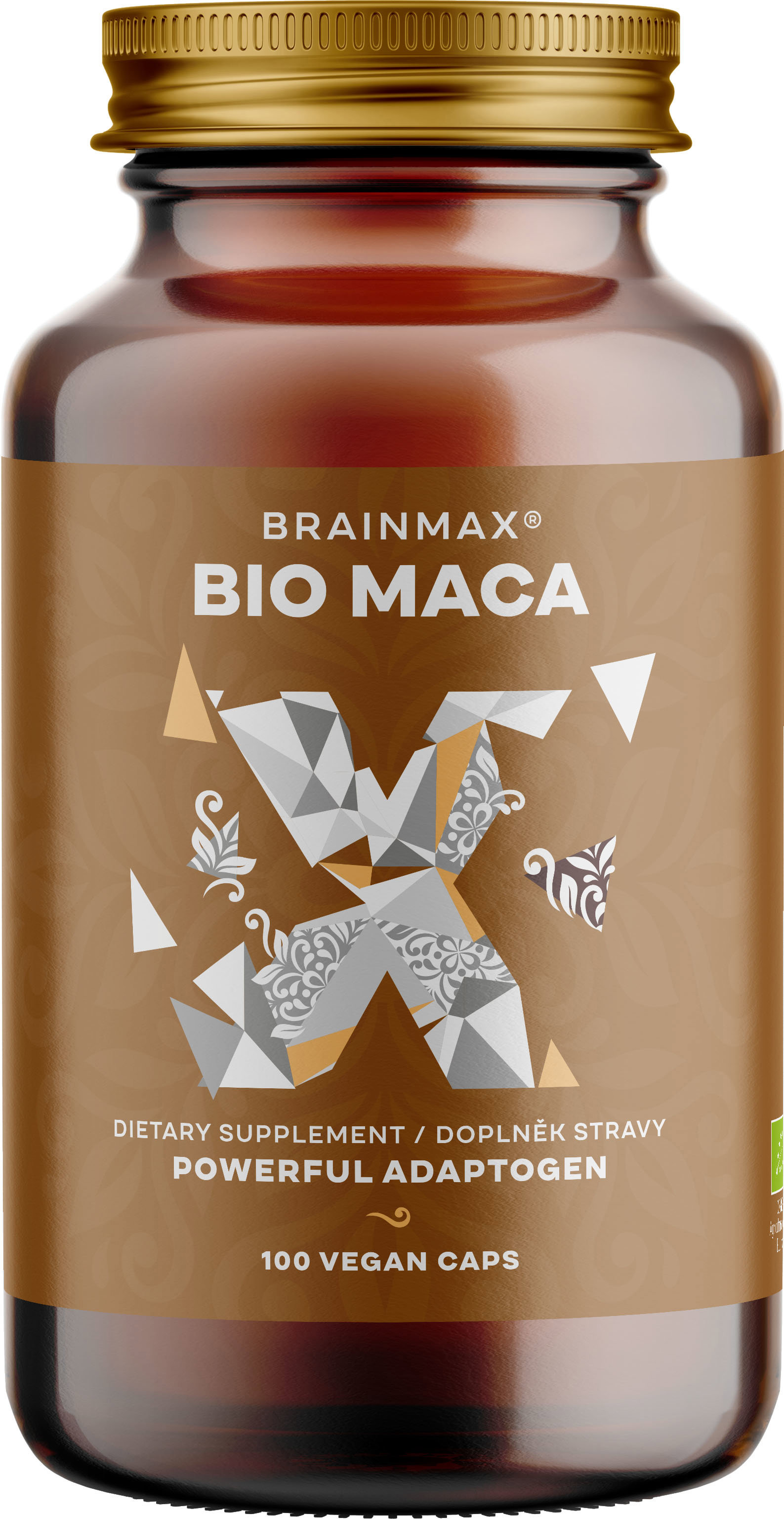 

BrainMax BIO Maca, 740 mg, 100 rostlinných kapslí