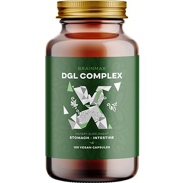 

BrainMax DGL Complex (Deglycyrrhizinovaná lékořice), 100 rostlinných kapslí