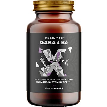 

BrainMax GABA & B6, 700 mg, 100 rostlinných kapslí