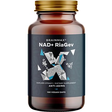 

BrainMax NAD+ RiaGev®, 750 mg, 100 rostlinných kapslí