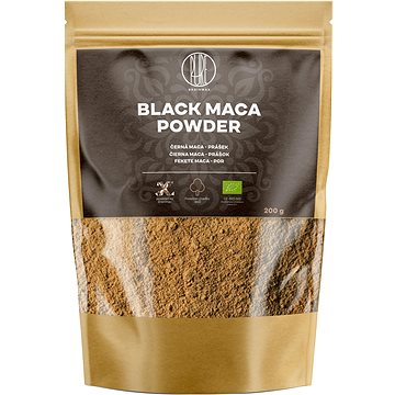 

BrainMax Pure Black Maca Powder, Maca černá BIO, prášek 200 g