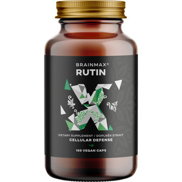 

BrainMax Rutin 500 mg, 100 rostlinných kapslí