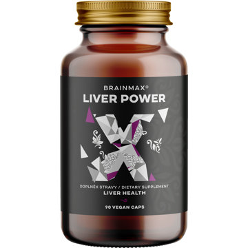 

BrainMax Liver Power, komplexní podpora jater, 90 rostlinných kapslí
