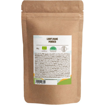 

BrainMax Pure Lion's Mane (Hericium) prášek BIO, 100g