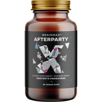 

BrainMax Afterparty, Bojovník za rána bez těžkých kocovin! 80 kapslí