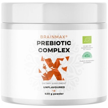 

BrainMax Prebiotic Complex, prebiotická směs, BIO, 420 g