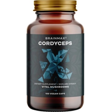 

BrainMax Cordyceps extrakt, 50% koncentrace polysacharidů a 20 % ß-1,3/1,6 D-glukanů, 500 mg, 100 ro