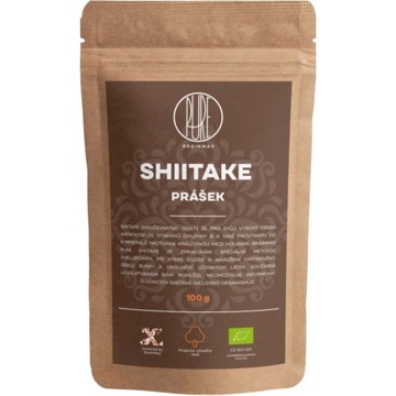

BrainMax Pure Shiitake prášek, BIO, 100 g