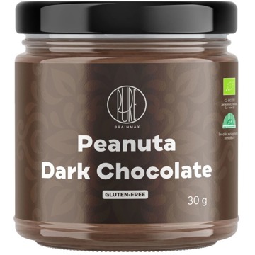 

BrainMax Pure Peanuta Dark Chocolate, Hořká čokoláda, BIO, 30 g