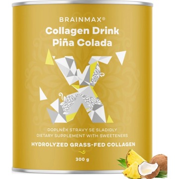 

BrainMax Pure Collagen Drink, kolagen nápoj, pina colada, 300 g