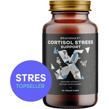 

BrainMax Cortisol Stress Support, komplex pro zvládání stresu, 60 rostlinných kapslí