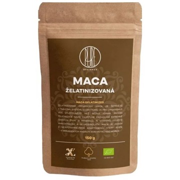 

BrainMax Pure Maca želatinizovaná BIO prášek, 150 g