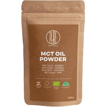 

BrainMax Pure MCT powder, MCT olej v prášku, BIO, 250 g