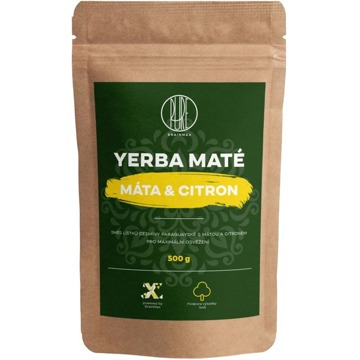 

BrainMax Pure Yerba Maté Máta & Citrón, 500 g