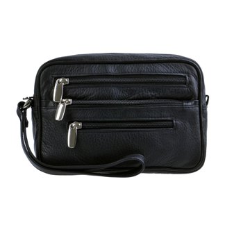 

New bags Leather Jednokapsová taška na doklady, černá