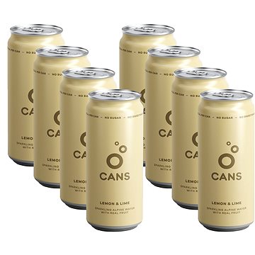 

CANS s příchutí citronu a limetky, 8 x 330 ml