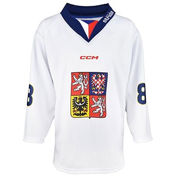 

CCM Reprezentační dres bez reklam bílý Pastrňák, Senior, XL