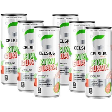 

Celsius - Kiwi Guava - 6 x 355 ml