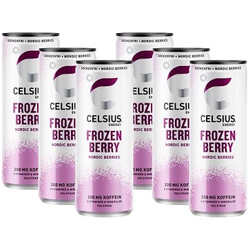 

Celsius Frozen Berry - Ledové Plody - 6 x 355 ml