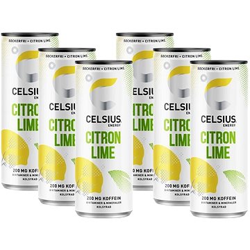 

Celsius Lemon Lime - Citron Limetka - 6 x 355 ml