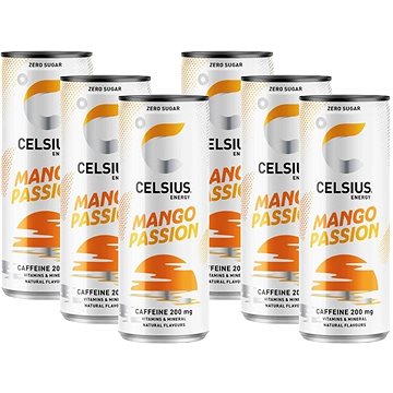 

Celsius Mango Passion - Mango - 6 x 355 ml