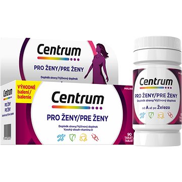 

Centrum Multivitamín pro ženy 90 tablet