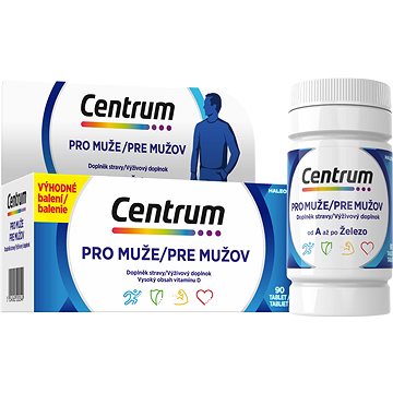 

Centrum Multivitamín pro muže 90 tablet
