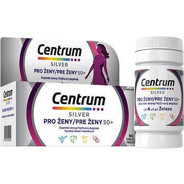 

Centrum Multivitamín pro ženy 50+, 90 tablet