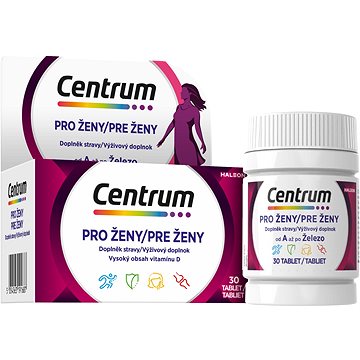 

Centrum Multivitamín pro ženy 30 tablet