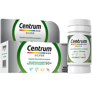 

Centrum Multivitamín Silver 50+, 100 tablet