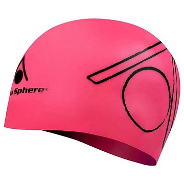 

Aqua Sphere Plavecká čepice Tri Cap neon růžová
