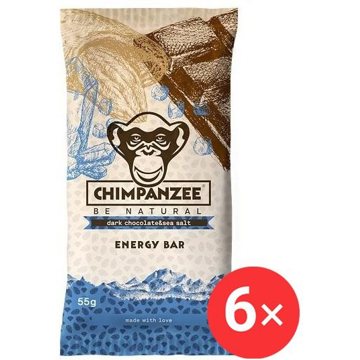 

CHIMPANZEE Energy bar 6 x 55g, Dark Chocolate - Sea Salt