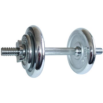 

KUBIsport Nakládací činka jednoruční, chromovaná 8,5 kg 25 mm