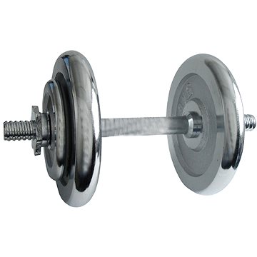 

KUBIsport Činka nakládací, jednoruční, chromová 14 kg - 25 mm