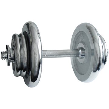 

KUBIsport Činka nakládací, jednoruční, chromová 17 kg - 25 mm