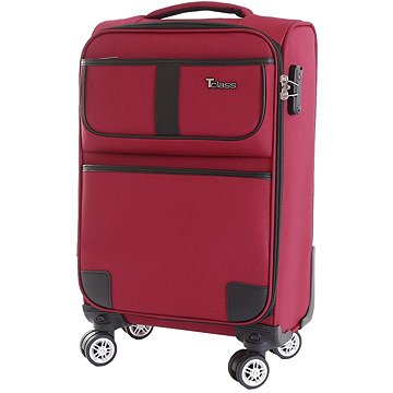 T-class® Příruční cestovní kufr SC-080, vínová, M