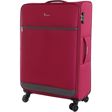 T-class® Velký cestovní kufr SC-045, vínová, XL