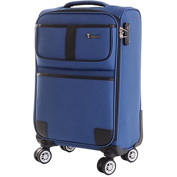 T-class® Velký cestovní kufr SC-080, modrá, XL