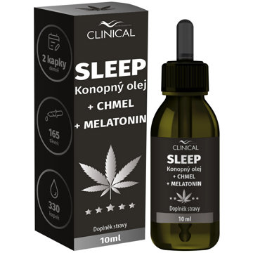 

Clinical Sleep Konopný olej + chmel + melatonin 10 ml