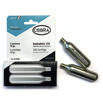 

COBRA Sada náplní 2 × 25 g CO2