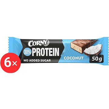 

Corny Protein 30 % 6 x 50 g, kokos