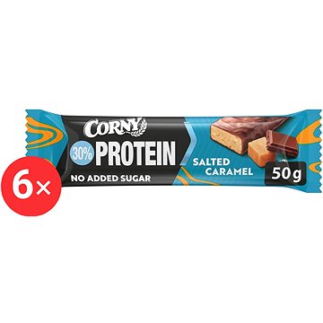 

Corny Protein 30 % 6 x 50 g, slaný karamel