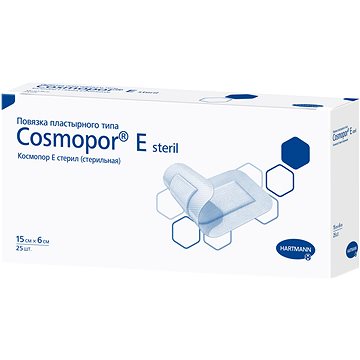 

Cosmopor E 15 × 6 cm (11 × 2,7 cm), 25 ks