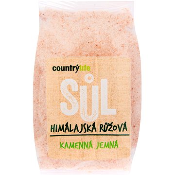 Country Life Sůl himálajská růžová jemná 500 g - Sůl