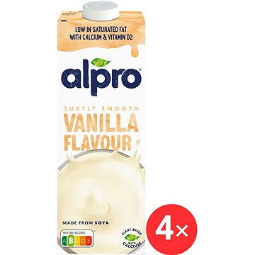 

Alpro sójový nápoj s vanilkovou příchutí 4 x 1l