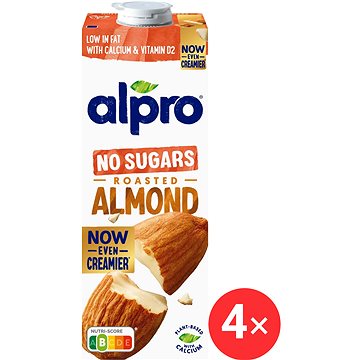 

Alpro mandlový nápoj neslazený 4 x 1l