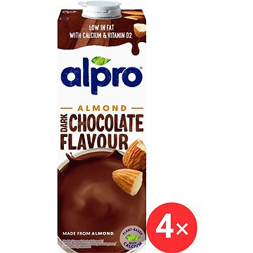 

Alpro mandlový nápoj s příchutí hořké čokolády 4 x 1l